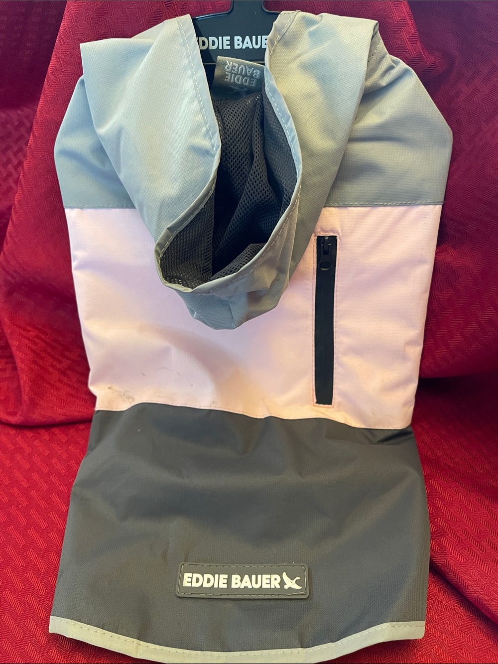 Eddie Bauer Pet Apparel- Dog lightweight jacket.